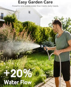 Retractable Garden Hose Reel 1/2 Inch x 100 ft,Automatic Slow Rewind System - Image 4