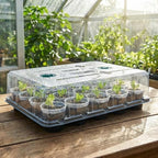homenote 2 Pack Seed Starter Trays with Grow Lights and 40 3 Inch Pots - Image 4