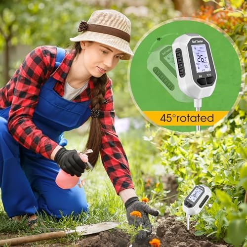 YAMRON 4-in-1 Soil Moisture Meter Digital Plant for Indoor ＆ Outdoor Plants - Image 6