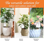 8 Pcs Plant Watering Globes Self Watering Planter Insert Plants Top Fill Water Device Plastic Water Bulbs Slow Release Terracotta for Plants, Clear - Image 6