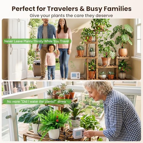 BAOSHISHAN Dual Pump Indoor Plant Watering System for 20 Potted Plants - Image 5