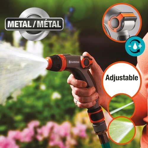 Gardena 35117TC Metal Thumb Control 2 in 1 Spray Nozzle - Image 2