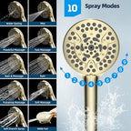 Hibbent All Metal cUPC Certified High Pressure Rainfall 10'' Shower Head - Image 5