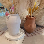 Ceramic Plant Saucer Pot Tray 14.5 Inch, Frosted White Planter Saucers 5 7 9 10 12 15 Inch for Indoors Outdoor, Flower Pot Saucers for Holding Water Drips and Soil - Image 4