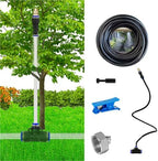 Misting Cooling System with Adjustable Nozzle & 4.92ft Extension Rod, DIY Plant Watering Devices, Water Mist Hose, Garden Irrigation System Kit for Outside Patio Garden(5M(16.4ft)) by Unknown
