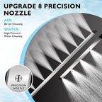 24" & 48" Radiator Cleaning Wand Set, 8 Nozzle Tips Pressure Washer Wand with Adapter Set, Water Air Cleaning Wands for Cars, Trucks, Trailers (24 inch) - Image 5
