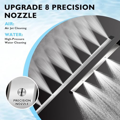 48" and 24" Radiator Cleaning Wand Set, 8 Nozzle Tips Pressure Washer Wand with Adapter Set, Water Air Cleaning Wands for Cars, Trucks, Trailers, Heavy Machinery - Image 3