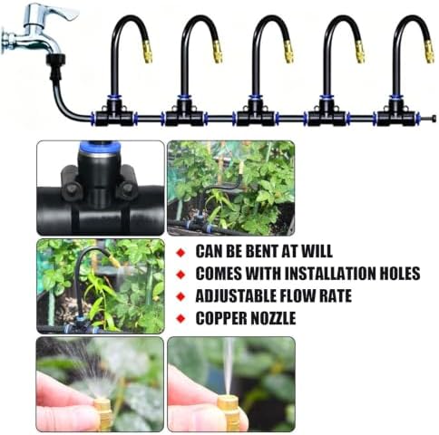 Automatic Irrigation Sprinkler with 8Mm Hose Fittings, 20 Meters - Image 6