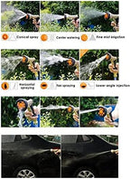 Hose Spray Nozzle, Metal Garden Hose Nozzle, Heavy Duty Water Hose Sprayer with 9 Adjustable Patterns Outdoor Hose Nozzles - Image 7