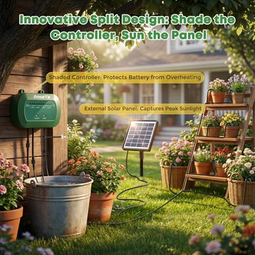 Solar Drip Irrigation System, Split Automatic Watering for Balcony - Image 2