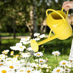 Garutom Galvanized Watering Can for Outdoor Indoor Plants, 1 Gallon Decorative Countryside Water Can with Removable Spout, Metal Watering Can for Indoor Plants and Garden Flower (Yellow) - Image 5