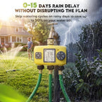 3 Zone Sprinkler Timer for Garden Hose, Brass Inlet Yard Irrigation - Image 4