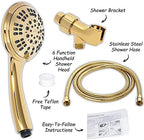 Aqua Elegante Luxury Handheld Shower Kit - 2.5 GPM - Polished Brass - Image 2
