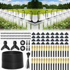 Bluepro 200FT Drip Irrigation System with 360° Adjustable Copper Nozzles by Bluepro