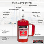 Sure Shot A1000R 1 Quart Enameled Steel Sprayer, Red - Image 4
