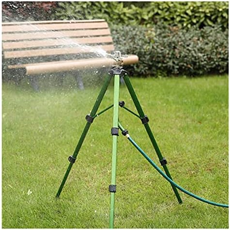 Shower Head Garden Sprinkler 360 Degree Automatic Rotating Nozzle Lawn Irrigation Adjustable Rocker Sprinkler Watering Supplies (Color : Red) - Image 4