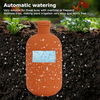 2pcs 10 * 5 * 5in Ollas Plant Watering Globes 61oz Terracotta Watering Pot Watering Bulbs for Outdoor and Indoor Plants Large Reservoir Bulbs with lid Terra Cotta Clay Irrigation Globes - Image 3