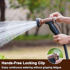 FANHAO 7 Spray Patterns Metal Garden Hose Nozzle with Lockable Trigger - Image 5