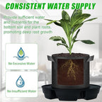 Self-Watering Fabric Pot Base for Indoor Plants, Auto Watering Saucers - Image 4