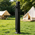 Floor-Mounted Water Feature Column Stainless Steel Hose Stand with Spigot, Vertical Garden Tap for Patio Yard Lawn Irrigation Washing, Yard Hydrant(Style 3,Height: 95cm/37.4in) by Gaommini
