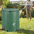 50 Gallon Rain Barrel, Collapsible Water Tank for Gutter Downspout - Image 2