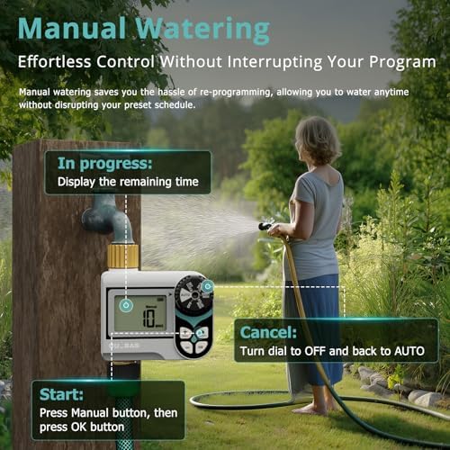QUOBAS Zero Pressure Water Timer, Sprinkler Timer for Garden Hose Faucet - Image 5