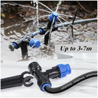 10/20/50PCS 8-Hole Adjustable Micro Sprinkler With Stake 180° Bendable 1/4" Drip Irrigation Nozzle(10pcs) - Image 2