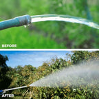 High Pressure Hose Nozzle for Garden Hose, Turn Any Hose Into Power Washer, 5 Spray Tips & Car Wash Towel, Heavy Duty Brass Jet Nozzle for Car Washing, Patio Driveway Outdoor Cleaning (New-Gray) - Image 2