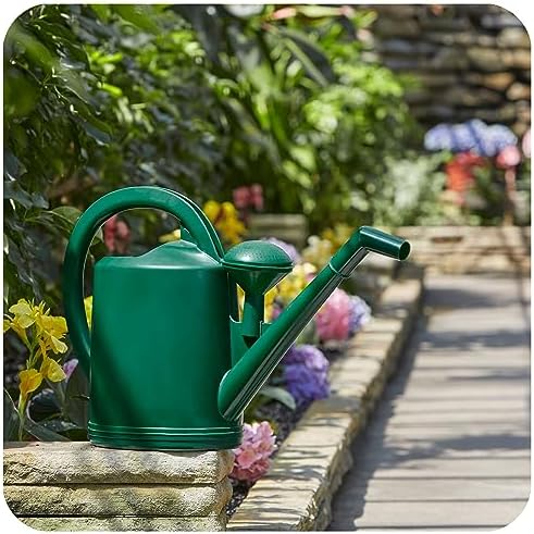 Consolidated Plastics Durable Swiss Watering Can with UV Protection, Ergonomic Handle for Indoor/Outdoor Gardening, Made in Switzerland (12 Liter, Green) - Image 2