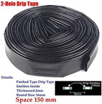 16mm 2-Hole Irrigation Drip Tape, for Greenhouse Under Film Irrigation Drip Hose Micro Irrigation System Streamline Soaker Hose (Color : Space 150mm, Size : 50meters (164ft)) - Image 2