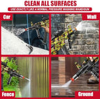 MP5 Model Pressure Washer Gun with Swivel & 4 Nozzles, 3600 PSI High Pressure Spray Gun with 3/8" Quick Connect Plug, Swivel Gun Compatible with Foam Cannon, Power Washer Accessories (Green) - Image 7