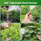 360°Adjustable Drip Irrigation System,100FT Irrigation System for Garden - Image 2