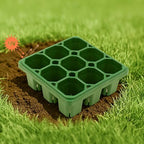 Vego garden Giga Seedling Trays - 16 Pack 9-Cell UV-Resistant Reusable Starter Trays for Greenhouse/Garden (No Lids) - Image 5