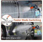 Feng Pai Pressure Washer Gun with Foam Cannon and Dual Connector, 7 Pressure Washer Sprayer Nozzles, Double Tip Attachment for Soap Cannon, 1/4" Quick Connect - Image 6