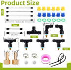 7.5" ATV Sprayer Boom Kit, 6 Nozzles 3 Spray Modes, Stainless Steel Rod for ATV UTV Tractor Lawn Farm Sprayer - Image 3