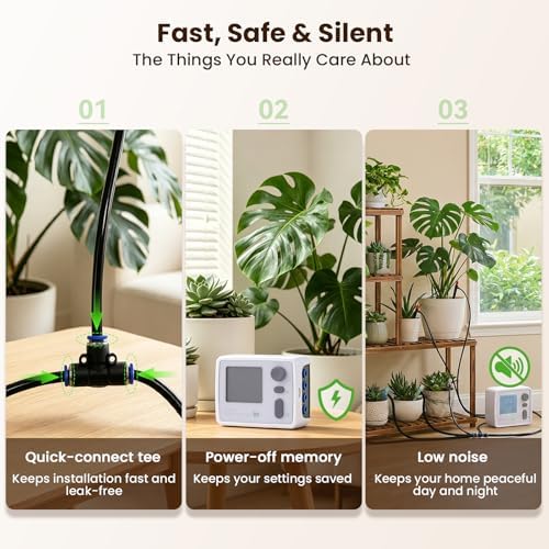 BAOSHISHAN Dual Pump Indoor Plant Watering System for 20 Potted Plants - Image 6
