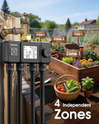 Insoma Water Timer, 4 Independent Zones Hose Timer for Garden Faucet - Image 6