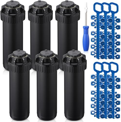 6 Pack Rotor Sprinkler Head Compatible with Rain Bird 5000 Series, by Unknown