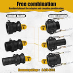 Pelopy 6 Pcs 1.5 Inch Black Cam Lock Fittings Kit - Image 4