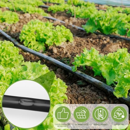 Tondiamo 250ft 16mil 5/8" Drip Tape Irrigation Kit, 6" Spacing Hose - Image 6