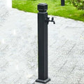 Antifreeze Garden Faucet, Freestanding Hose Stand with Brass Faucet, Weatherproof Water Column for Car Washing and Watering, 110cm Kit, Durable Yard Hydrant by Unknown