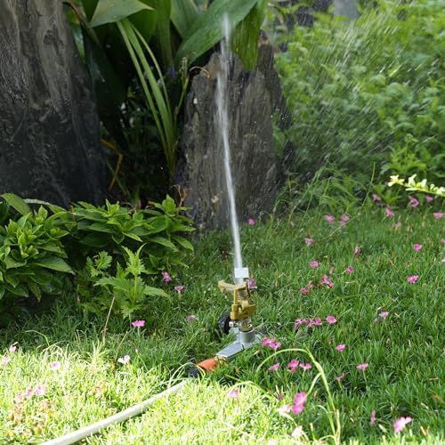 Strongway Wheeled Impact Sprinkler, 85ft. Dia., 6,500 Sq. Ft., 3/4in. - Image 4