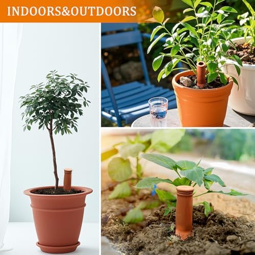 30 oz Terracotta Plant Watering Globes, 3Pack Self-Watering Clay Irrigation - Image 6