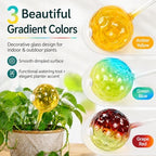Plant Watering Globes, Gradient Color Glass 9 oz Self Watering Globes - Image 5