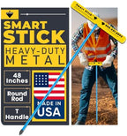 T&T Tools 48-Inch Smart Stick Metal Soil Probe – 3/8" Round Rod - 1 Pack by TTTools