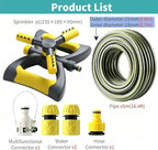 Drip Irrigation Kit Dust Suppression Misters for Lawn and Yard Sprinklers, Wide-Area Spray Coverage, Adjustable Outdoor Cooling Equipment(Pipe 22mm/0.9in,15m/49.2ft) - Image 2