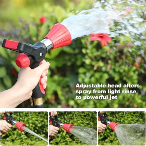 FANHAO High Pressure Fireman's Spray Nozzle, Heavy Duty Metal Hose Nozzle - Image 5