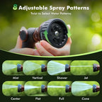 RESTMO Water Hose Nozzle Heavy Duty, Garden Hose Sprayer Thumb Control - Image 4