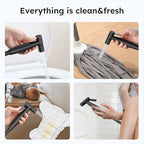 Arofa Black Handheld Bidet Sprayer, Bidet Attachment for Toilet, 2 Pack - Image 3