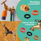 XBVV 560 Pcs Faucet Washers & SAE O Ring Kit and 158 Pcs Faucet Washers & Garden Hose Gasket Kit for Faucet Plumbing Hydraulic Sealing Repair - Image 6